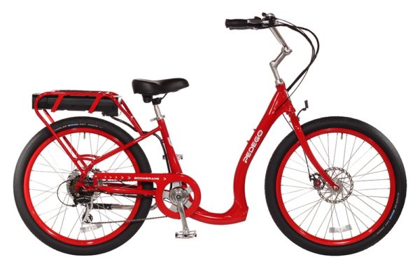 Boomerang Red Black Electric Bike