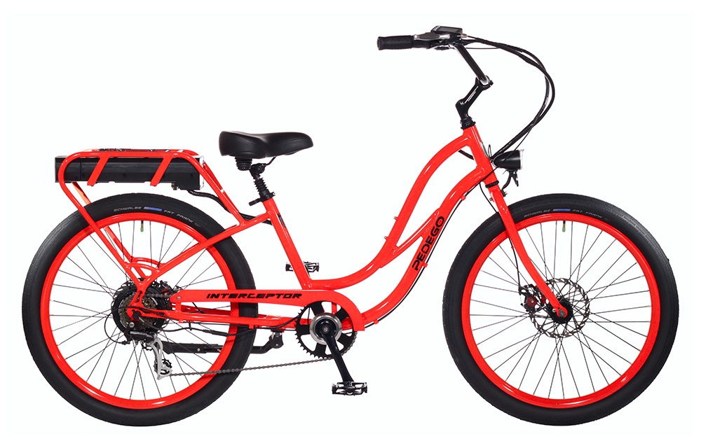Interceptor Electric Bike Red
